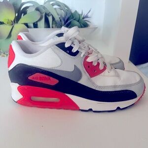 Nike Kids Sneakers youth size 4 - White, Black, and Red